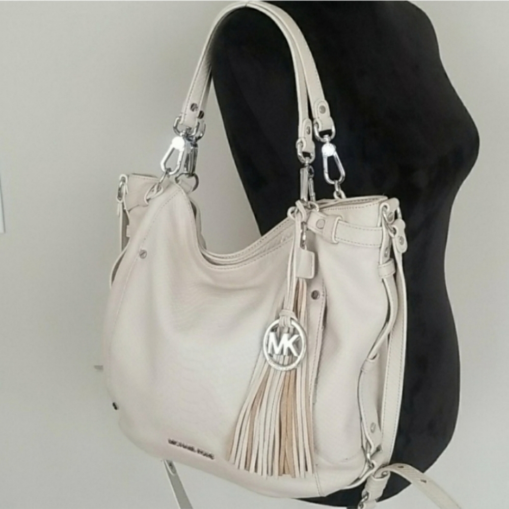 Rare Michael Kors Python Leather Embossed Shoulde… - image 1